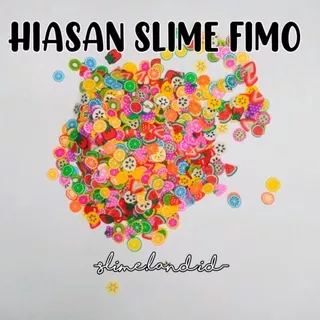 HIASAN SLIME FIMO FRUITS / HIASAN FIMO BUNGA / FIMO CLAY /  hiasan nail arts / hiasan slime buah
