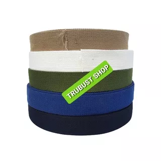 tali webbing katun webbing tas ukuran 3.8cm jual per roll