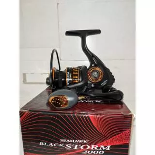 Reel Seahawk Black Storm 2000 Power Handle 10 Plus 1 Ball Bearings