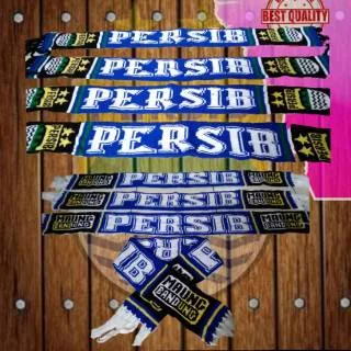 Syal persib scraft persib ukuran 120x10cm bolak balik