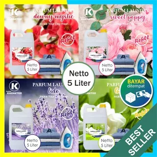 Parfum Laundry Pewangi Pakaian Tahan Lama Aroma Sakura-Lido-Exotic-Snappy 5 Liter Bisa Cod