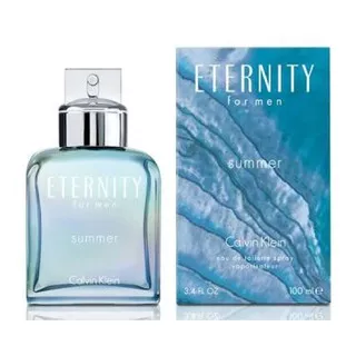 Parfum Ori Calvin Klein CK Eternity Summer Men EDT 100 Ml ~ No Box