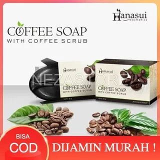 [ JAWA TIMUR ] Hanasui Coffee Soap / Sabun Kopi with Coffee Scrub / 30gr / Original