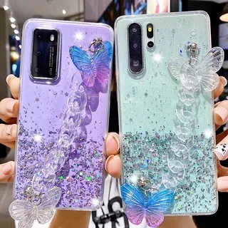 Case samsung A03s A03 A02s A72 A52 A52s A32 A11 A12 A02S A21 A21s A31 A51 A71 A20S A30 A50 A70 soft Retro Colourful Strap Butterfly Case