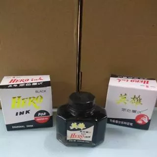 Tinta Hero Black/tinta pena hero ink