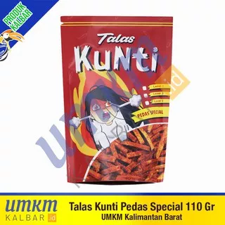 Talas Kunti Pedas Special 110 gr-Camilan Khas Pontianak Kalbar