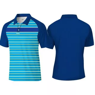 SALE Baju Polo Shirt Golf Polyester Drifit Sublime Birdie - Blue ST81, S