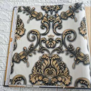 Wallpaper dinding vynil wallpaper timbul wallpaper 3D wallpaper batik wallpaper rumah bagus wal.soft