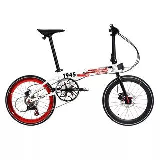 Folding Bike Foldx Lite Edisi Damn I Love Indonesia / Sepeda Lipat Murah / Sepeda Murah