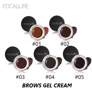 Eyebrow Focallure Pomade Alis Gel Cream Waterproof Eye Brown COD Balikpapan Samarinda Malang Jakarta