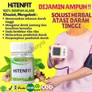 Obat Herbal Darah Tinggi Obat Darah Tinggi Herbal Hipertensi Penurun Darah Tinggi menurunkan tekanan darah tinggi dengan gejala pusing sakit kepala Obat Pengencer Darah Obat Penghancur Lemak Darah Jahat Hitenfit Naturindo Surabaya