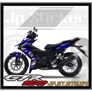 GTR STICKER STRIPING GTR 150 STIKER MOTOR HONDA SUPRA GTR 150 LIST VARIASI HOLOGRAM  JP 04