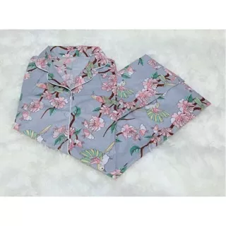 Piyama katun jepang daster motif ld 110