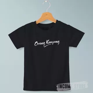 Kaos Distro Anak Motif Orang Kampung / Kaos Distro Anak Laki-Laki & Perempuan / Kaos Anak Unisex / Kaos