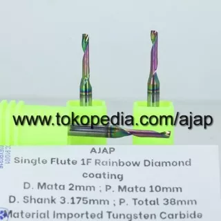 best produk] MATA ROUTER CNC SINGLE FLUTE 1F 2mm DLC COATING ACP router bits