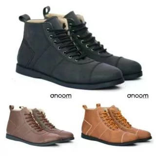 Sepatu Boots Pria Murah Original Dhoom Rekh Casual Kerja Cowok