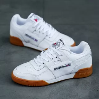 Sepatu Original REEBOK WORKOUT PLUS WHITE GUM