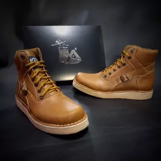 Sepatu Boots kulit Mr.LA original sepatu untuk pria