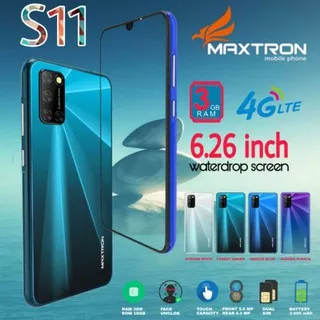 MAXTRON S11 4G ANDROID LCD 6,26 RAM 3GB ROM 16GB SMARTPHONE WATER (GARANSI RESMI 1 THN)