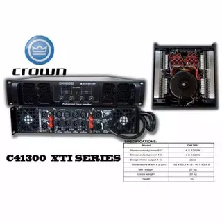 Power amplifier crown C41300 power amplifier 4x3600 watt ohm