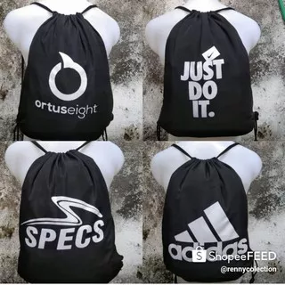 Gymsack murah gymsack  tas sepatu tas olahraga tas santai jalan jalan tas sepeda