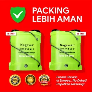 ? Tangki Sprayer Elektrik - YOKOHAMA NAGAWA NAGASAKI - 18 LITER / original sprayer model terbaru knapsack alat semprot murah terbaik bukan 16 liter lt