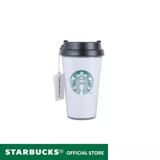 Tumbler Starbucks 12oz Double Wall Plastik Flip Lid Siren Core (Botol Air Minum)