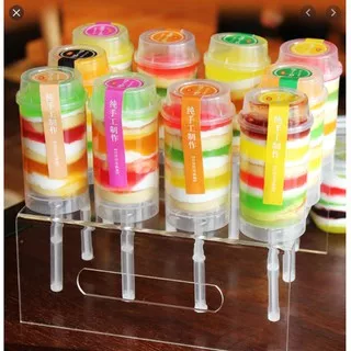 mk57 Pushup Pop Container Push Up Pop Cake Mould Mold Push Cake Pop isi 10