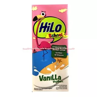 Hilo School UHT Vanilla Vegiberry 200ml Susu Hilo Siap Minum Hilo Susu Kotak