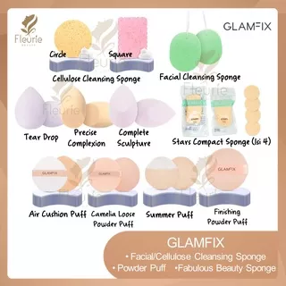 Glam Fix Fabulous Beauty Sponge / Cleansing Sponge / Powder Puff - Spons Bedak Makeup Cuci Muka by Y.O.U Makeups