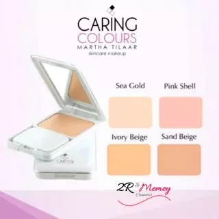 CARING COLOURS Dual Action Cake Extra Protection SPF 15 ( Tersedia Refill ) DAC