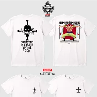 Kaos Baju Anime One Piece Shirohige Logo Kaos anime - Karimake