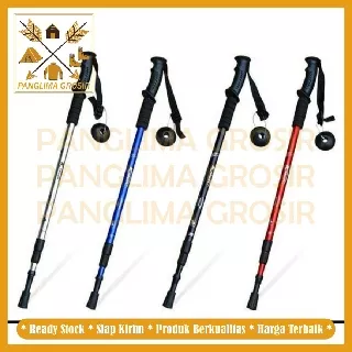 Tongkat Gunung Tongkat Pendaki Tracking Pole Trekking Pole Tongkat Nanjak Trekkingpole Model Lurus