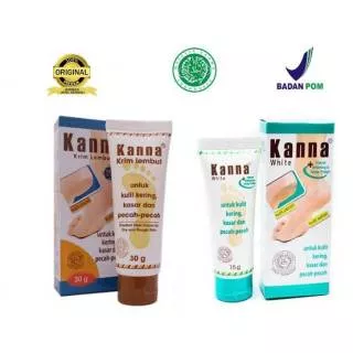 Kanna cream tube (biru) & Kanna cream white (hijau)