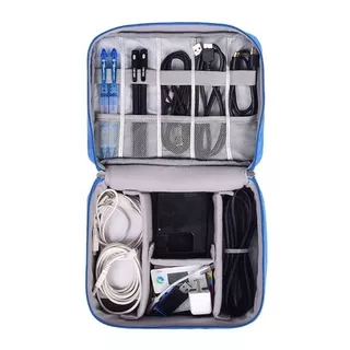 Travel Kit Organizer | Cable Pouch Bag Tas Kabel Usb Charger Organizer