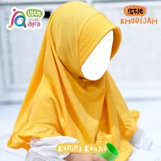 KUNING KUNYIT Jilbab Anak Sekolah TK SD bahan Kaos Simpel by Jilbab Afra Arfa - Little Khadijah