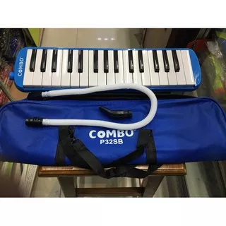 PIANIKA COMBO P32SB TAS BIRU Piano Tiup Angin Sebul Musik Suara Empuk | Termurah