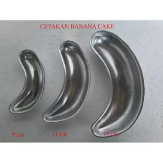 Cetakan kue bolu pisang / Banana Cake Ukuran 11cm / Per 1 Kodi isi ( 20 pcs )