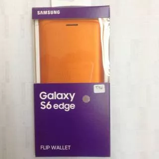 Flip wallet samsung galaxy S6 edge original auto lock