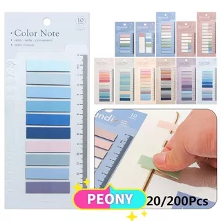 PEONY 60/120/200pcs DIY Memo Pad Fashion Paster Sticker Sticky Notes Index Flags Bookmark Office Supplies Label Stationery Novelty Loose-leaf