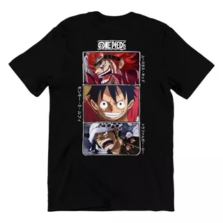 KAOS ONE PIECE - KAOS ANIME ONE PIECE - KAOS LUFFY ONE PIECE - 100% Cotton Combed