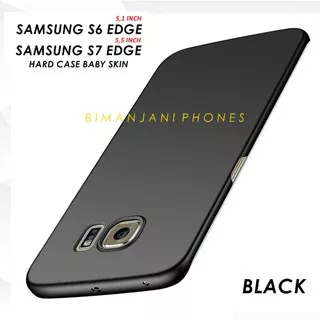 Samsung S6 Edge - Samsung S7 Edge Hard Case Baby Skin Ultra Thin Slim Back Cover