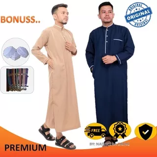 Baju gamis laki laki dewasa - pakaian muslim pria - baju sholat pria - baju jubah pria - baju jubah muslim pria - jubah pria dewasa - gamis pria lengan panjang - jubah pria jumbo - baju koko - baju gamis pria dewasa