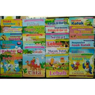 DONGENG ANAK SERI CERITA DONGENG DUNIA BINATANG Full Colour glossy dan Bilingual