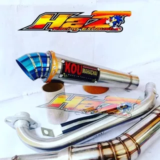 Knalpot Racing Kou Vixion R15 v3 v2 Gsx Cbr 150r Cb150r Sonic Satria Fu Mx King Header Bluemoon