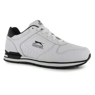 |SLAZENGER MEN WHITE SEPATU TRAINING / CASUAL BIG SIZE UKURAN 47