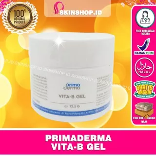 Primaderma Vita B Gel 12.5gr Original / Gel Vit B  Untuk Bekas Jerawat BPOM Aman