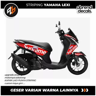 STRIPING YAMAHA LEXI SUPREME / stiker motor yamaha lexi supreme