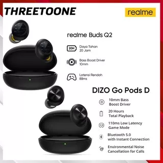 Realme Buds Q2 / DIZO GPODS D 10mm Large ,Instant Connection,realme buds original,Realme Buds Q TWS