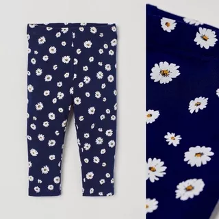 H&M Sale (New with Tag) - Legging Daisy navy H&M (Free paper bag HM)